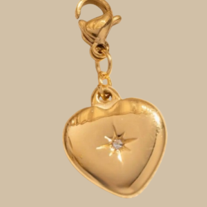 Heart Gem Charm