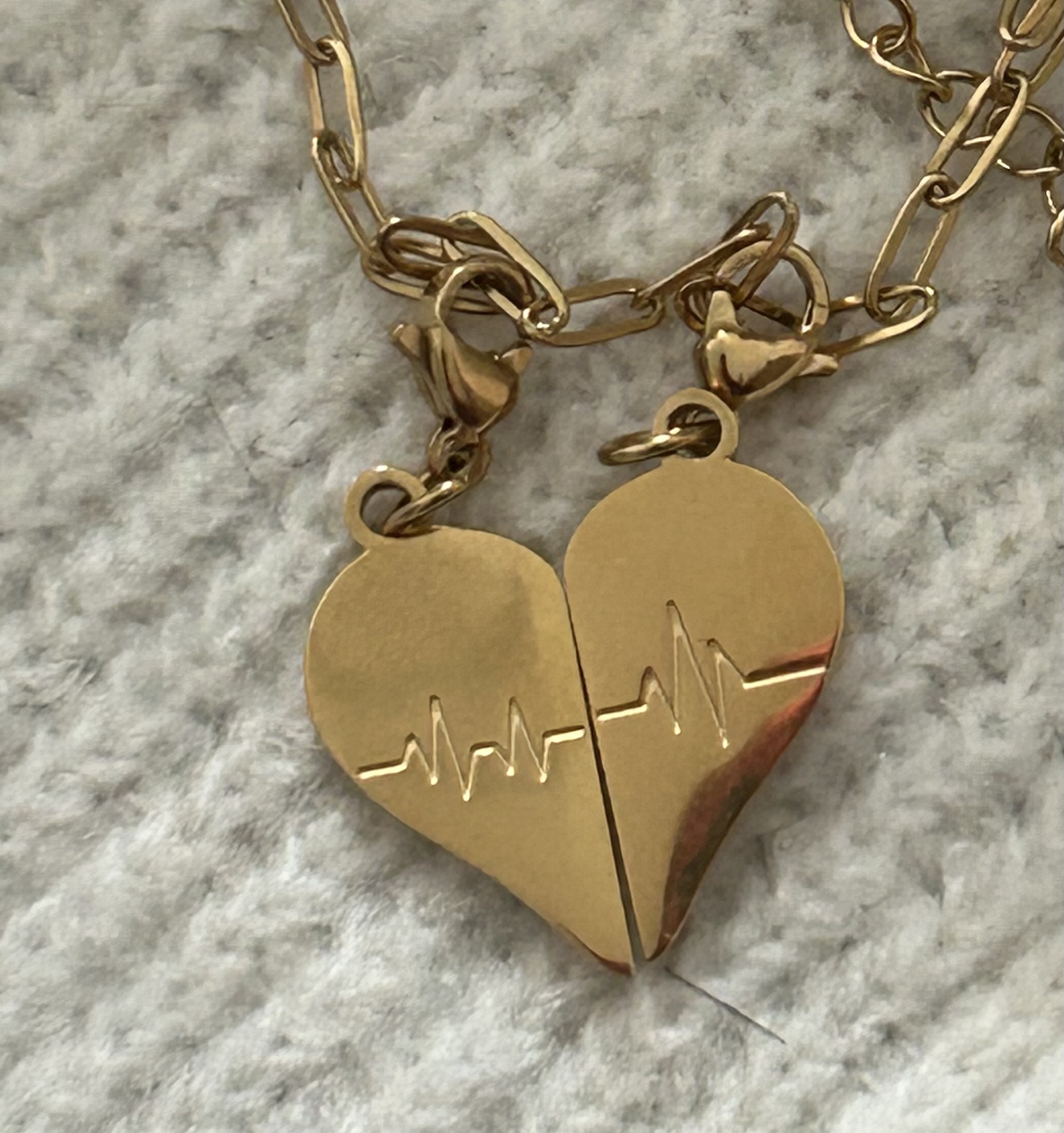 Split Heart Charm – Bild 2
